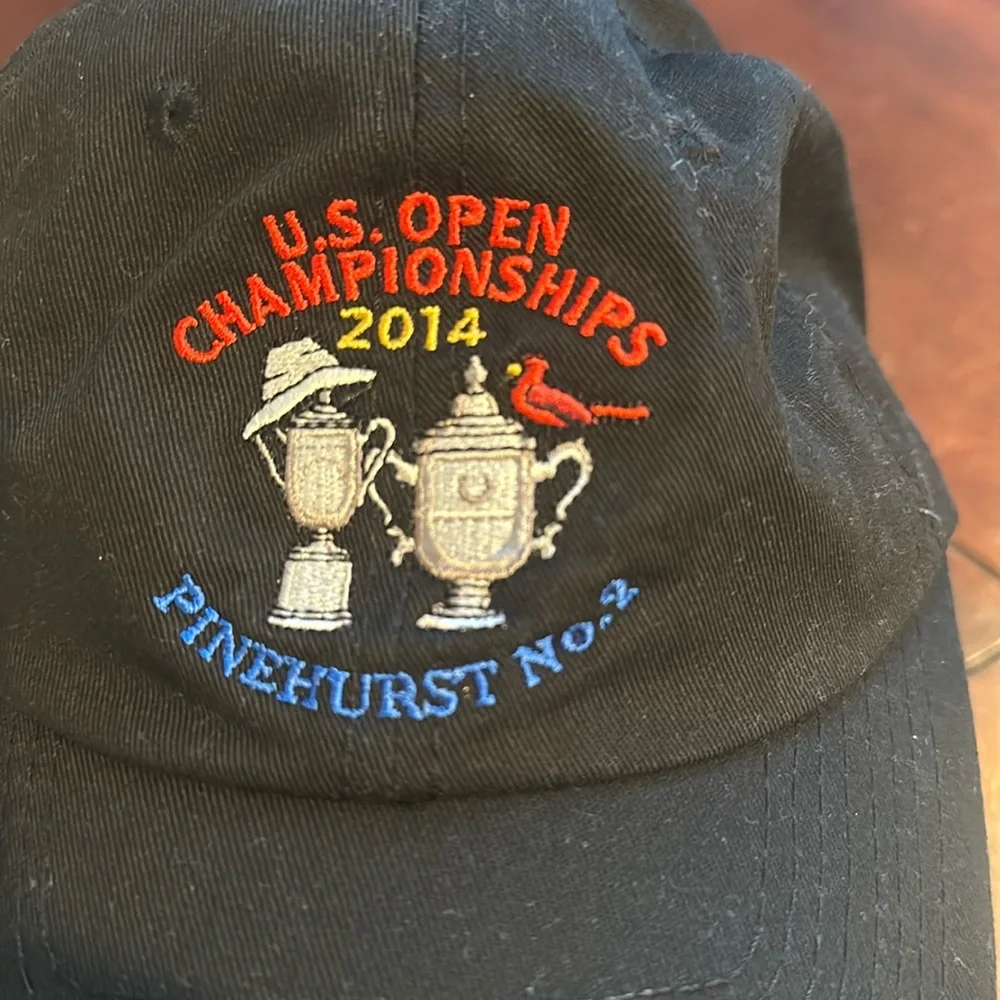 2014 US Open Pinehurst No. 2 USGA Golf Adjustable Cap/Hat Black USGA Member